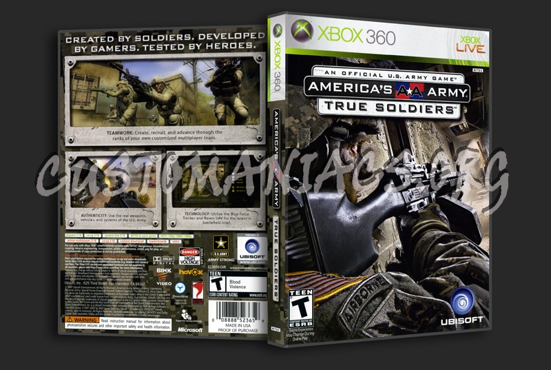 America's Army True Soldiers dvd cover
