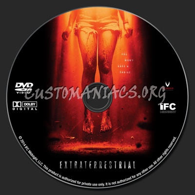 Extraterrestrial dvd label