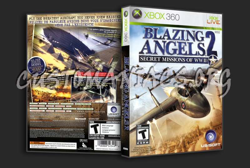 Blazing Angels 2 Secret Missions Of WWII dvd cover