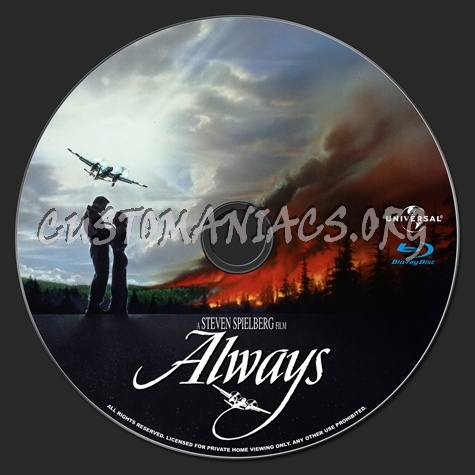 Always blu-ray label