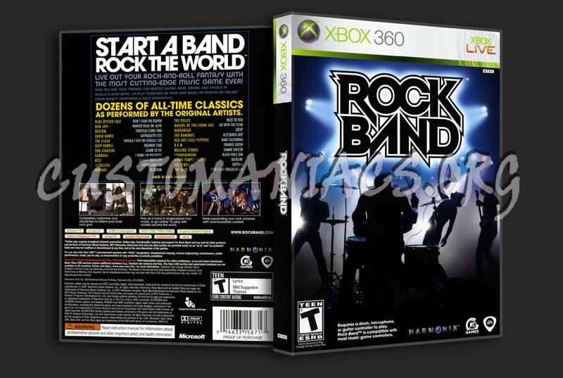 Rock Band dvd cover