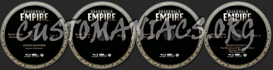 Boardwalk Empire Season 4 blu-ray label