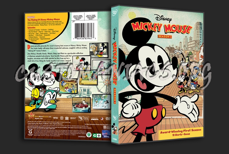 Mickey Mouse Season 1 dvd cover