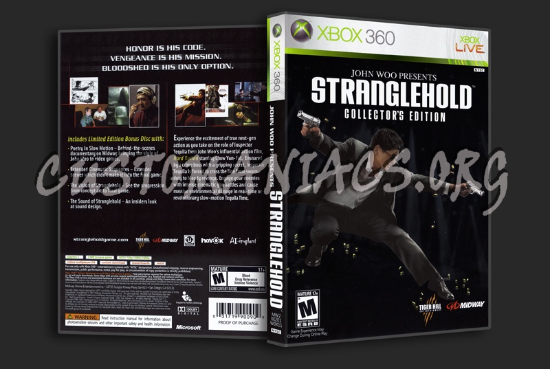 Stranglehold Collectors Edition dvd cover