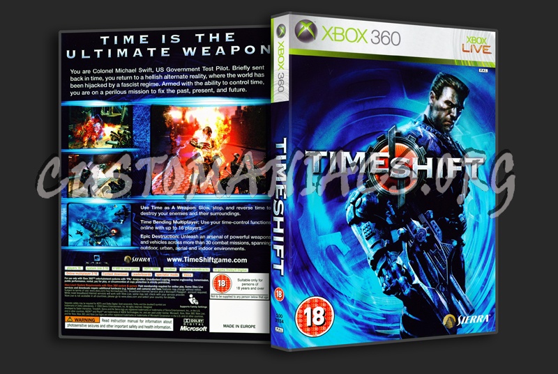 Timeshift dvd cover