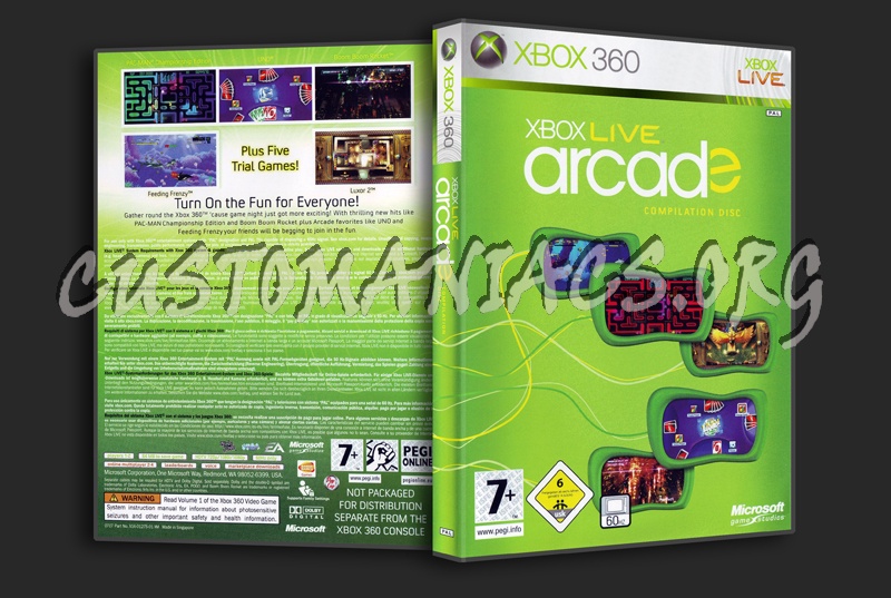 Xbox Live Arcade Pack Compilation dvd cover