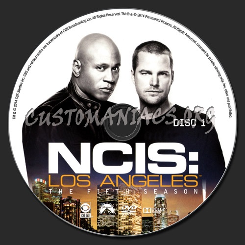 NCIS: Los Angeles Season 5 dvd label