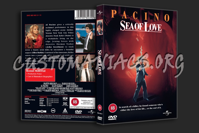 Sea of Love dvd cover - DVD Covers & Labels by Customaniacs, id: 218723