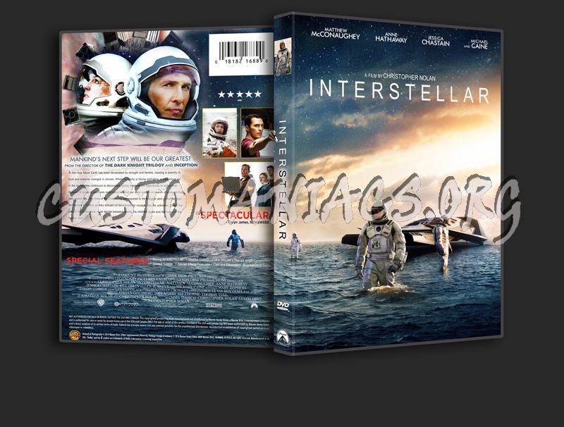 Interstellar dvd cover