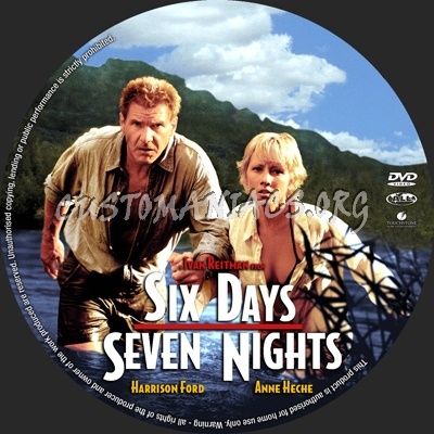 Six Days Seven Nights dvd label