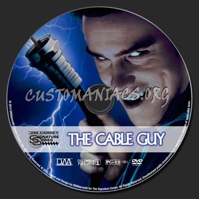 The Cable Guy dvd label