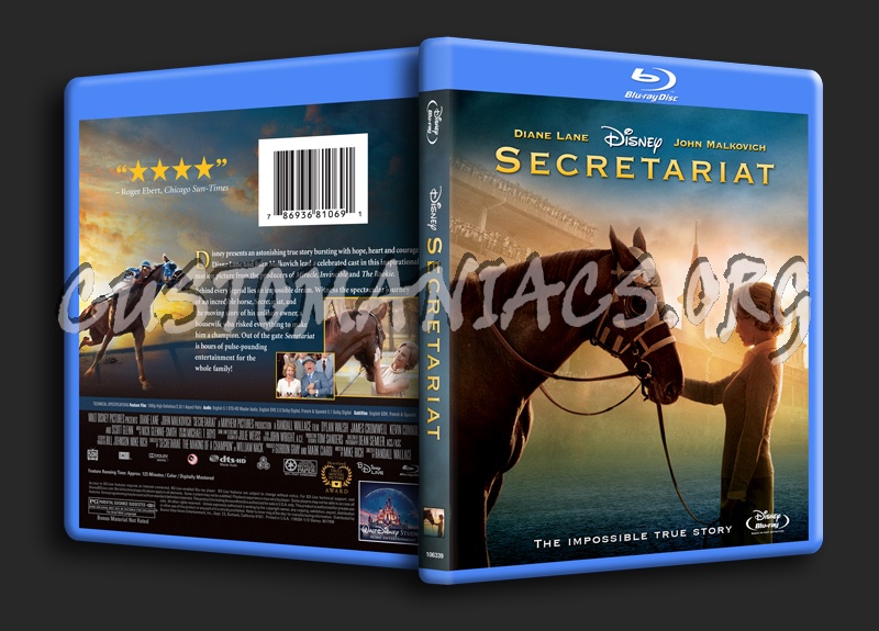 Secretariat blu-ray cover