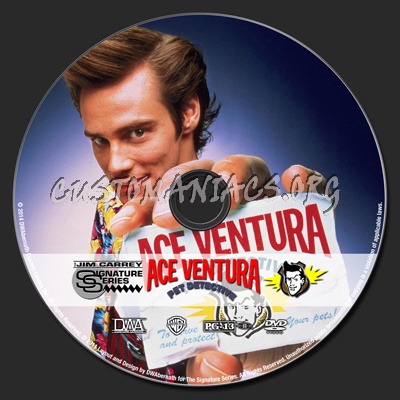 Ace Ventura: Pet Detective dvd label