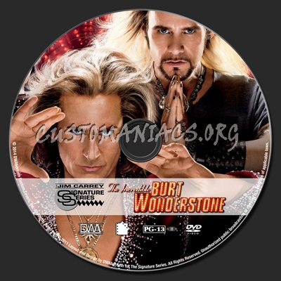 The Incredible Burt Wonderstone dvd label