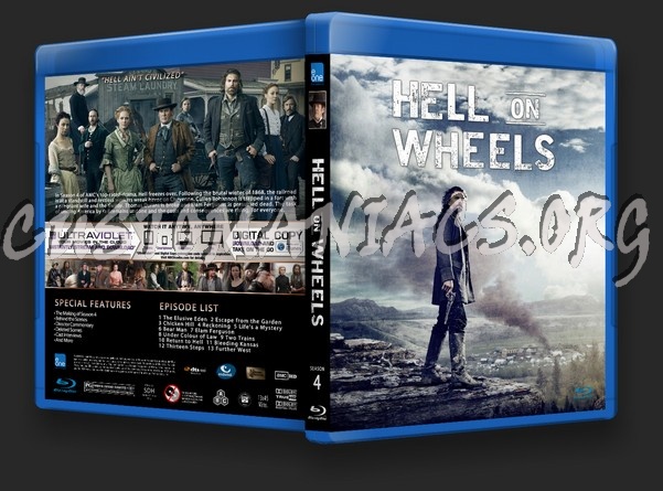 Hell On Wheels Season 4 blu-ray cover