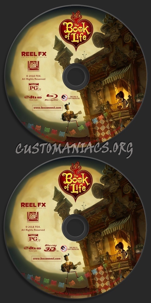 The Book of Life blu-ray label