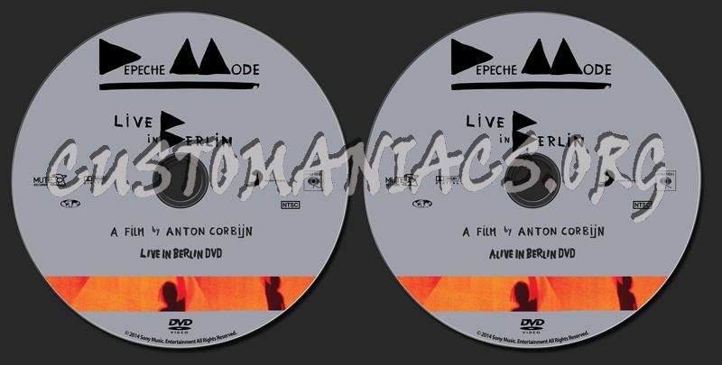 Depeche Mode - live in berlin 2014 dvd label