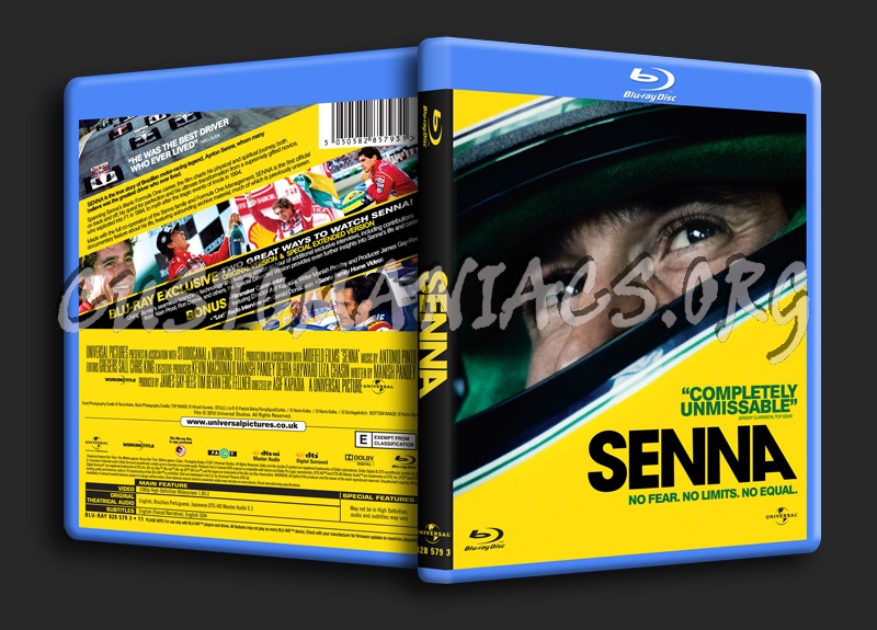 Senna blu-ray cover