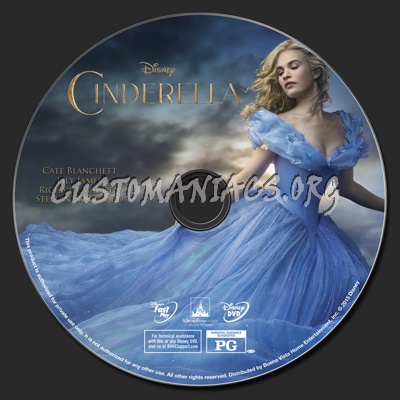 Cinderella (2015) dvd label