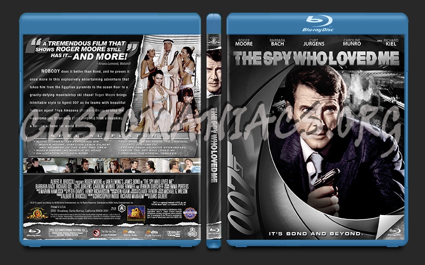 The Spy Who Loved Me blu-ray cover