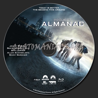 Project Almanac blu-ray label