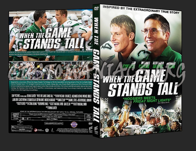 When the Game Stands Tall dvd cover