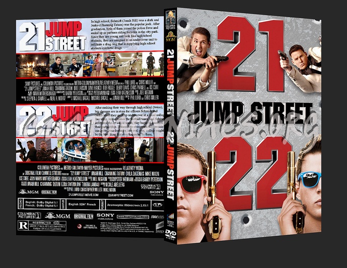 21 Jump Street & 22 Jump Street Double dvd cover