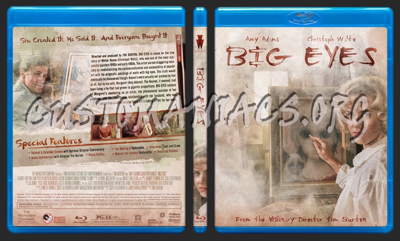 Big Eyes blu-ray cover