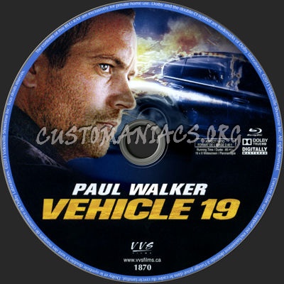 Vehicle 19 blu-ray label