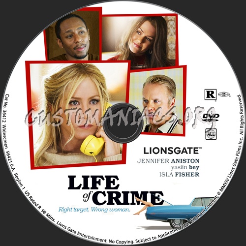 Life of Crimes dvd label