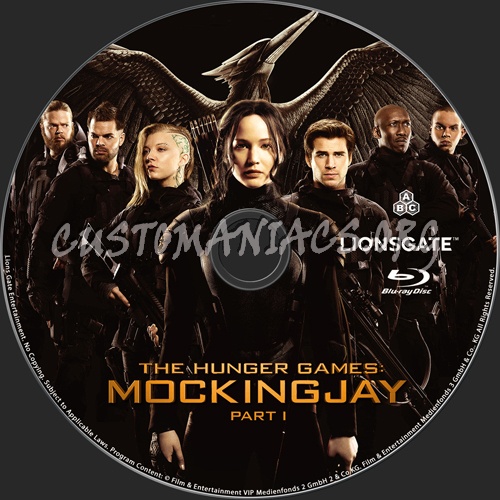 The Hunger Games: Mockingjay - Part1 blu-ray label