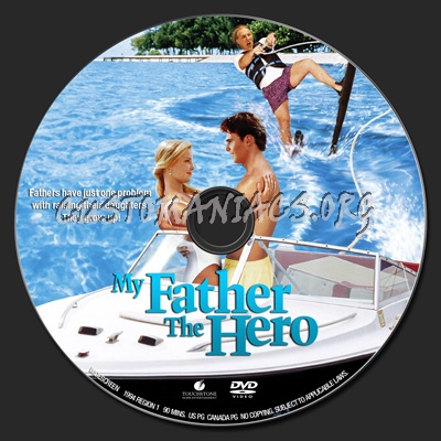My Father The Hero dvd label