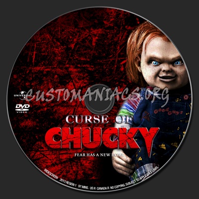 Curse Of Chucky dvd label
