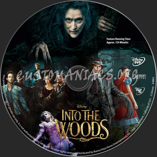 Into the Woods dvd label