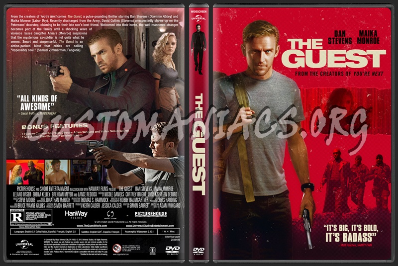 The Guest (2014) dvd cover