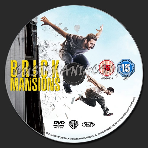 Brick Mansions dvd label