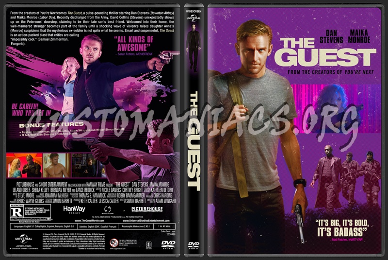The Guest (2014) dvd cover