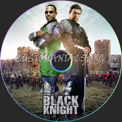 Black Knight dvd label