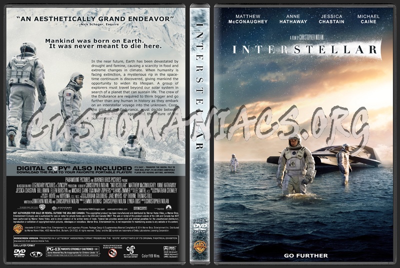 Interstellar dvd cover