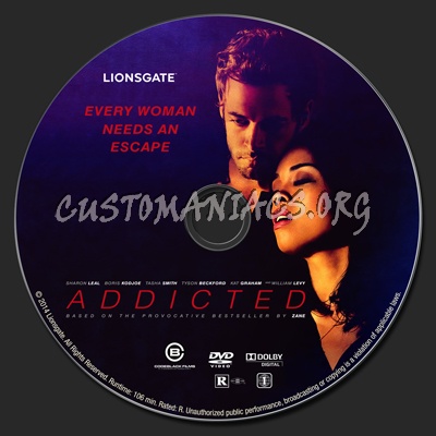 Addicted dvd label