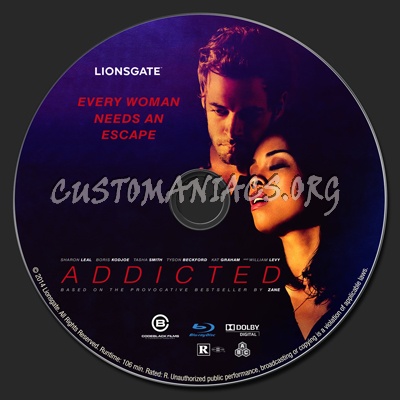 Addicted blu-ray label