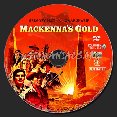 MacKenna's Gold dvd label