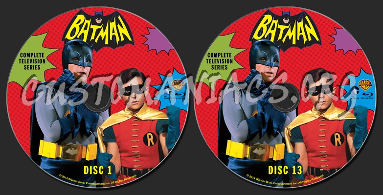 Batman Original Series (1966-68) blu-ray label