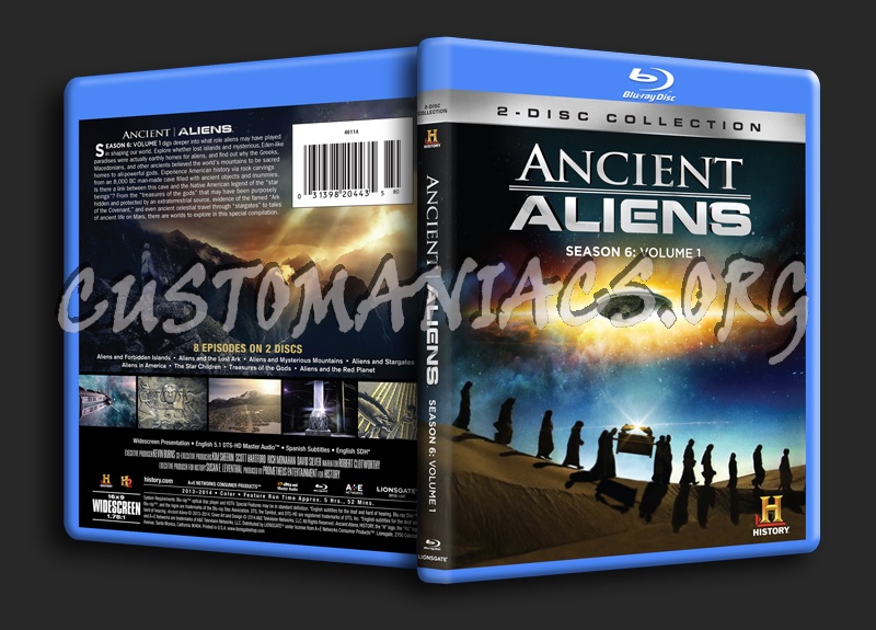 Ancient Aliens Season 6 Volume 1 blu-ray cover