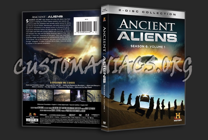 Ancient Aliens Season 6 Volume 1 dvd cover