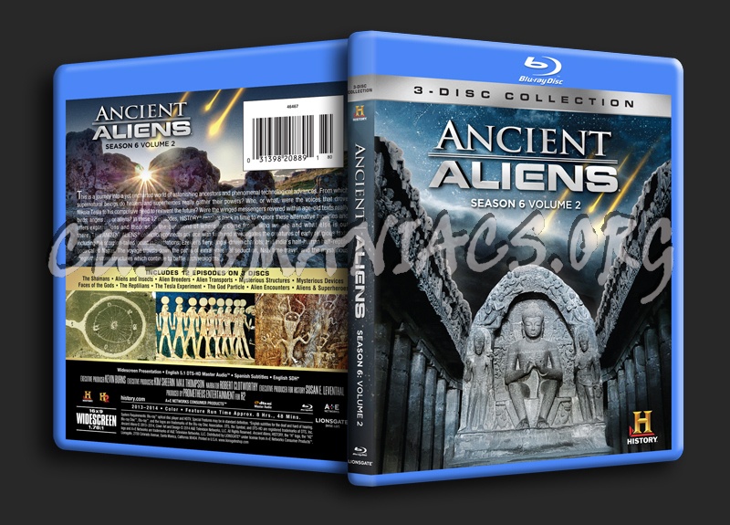Ancient Aliens Season 6 Volume 2 blu-ray cover