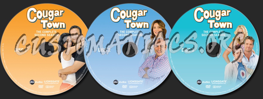 Cougar Town Season 2 dvd label