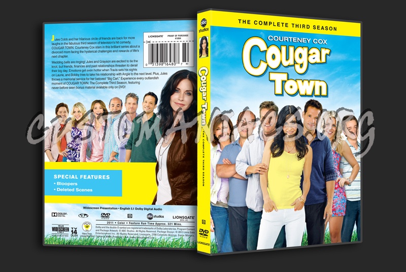 Cougar Town Season 3 dvd cover