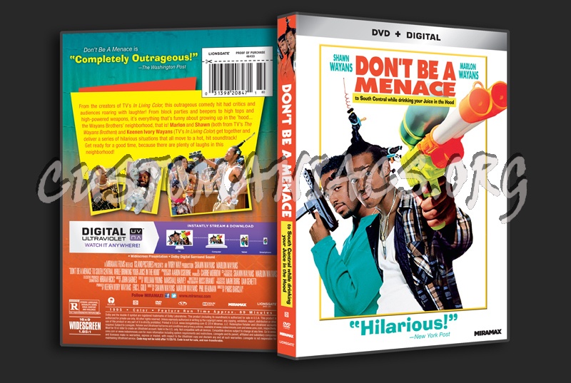 Don't Be A Menace to South Central While Drinking Your Juice in the Hood dvd cover