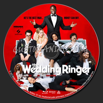 The Wedding Ringer blu-ray label